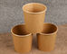 Сгущенные устранимые бумажные плошки для супа принимают вне чашку каши с крышками